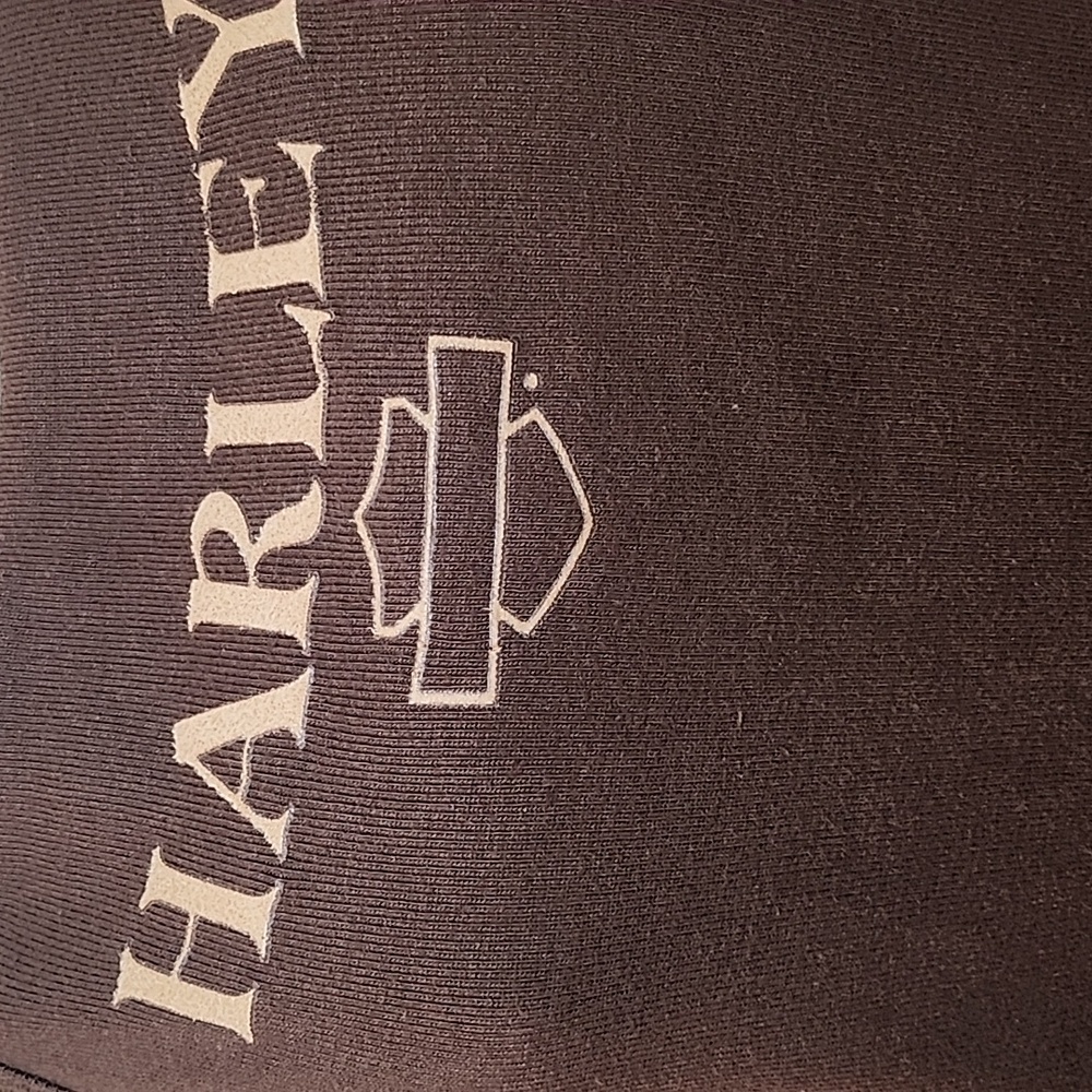 Harley Davidson Y2K Tank Top Brown Spaghetti Barnet El Paso Texas Size Meduim - Picture 10 of 16
